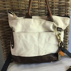 R. Riveter leather canvas tote bag purse 🇺🇸